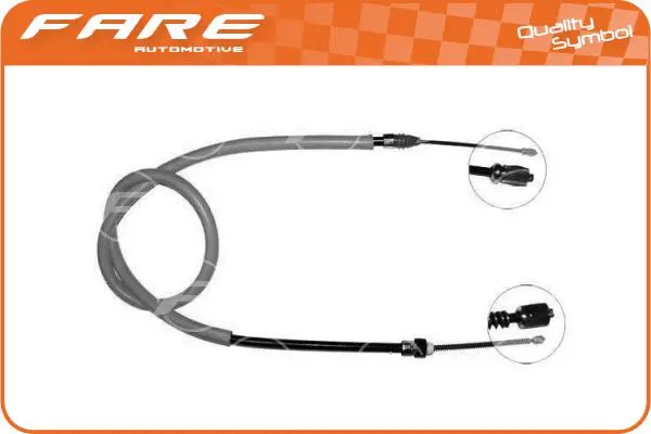 Cable Pull, parking brake (17663)