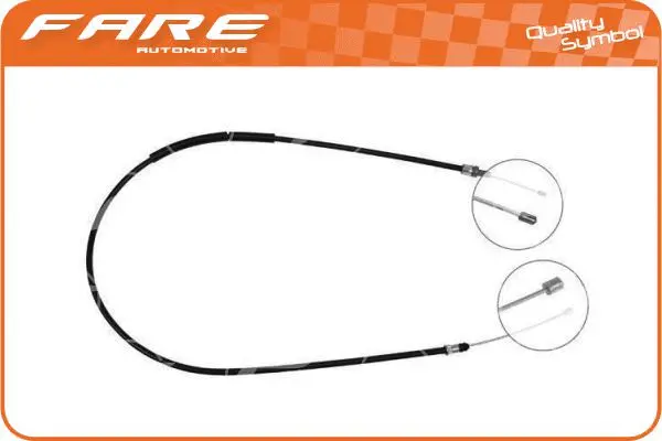 Cable Pull, parking brake (17821)
