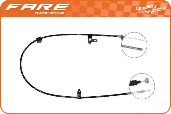 Cable Pull, parking brake (19134)