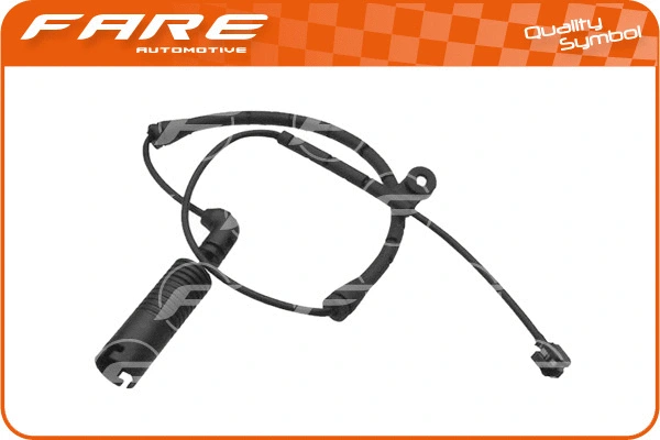 Warning Contact, brake pad wear (9779)