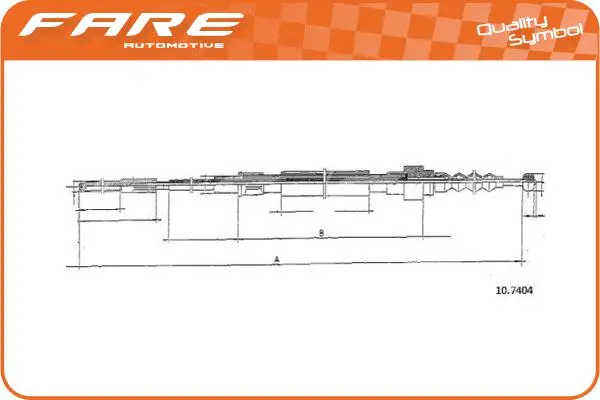 Cable Pull, parking brake (19253)