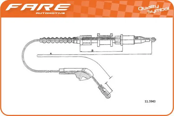 Cable Pull, parking brake (18657)