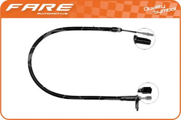 Cable Pull, parking brake (17907)