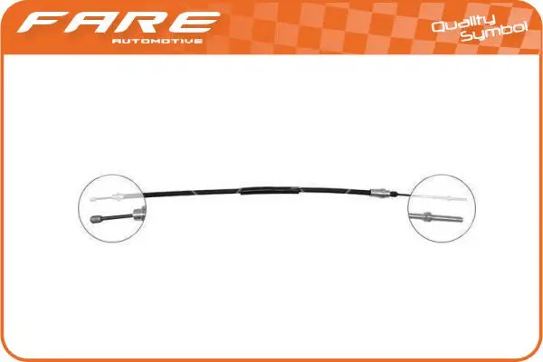 Cable Pull, parking brake (17606)