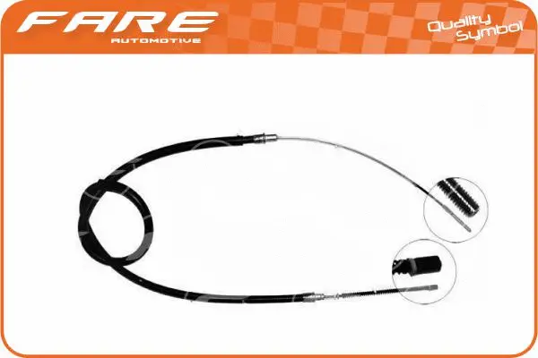 Cable Pull, parking brake (17522)