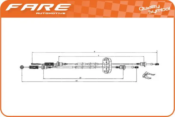 Cable Pull, manual transmission (29609)