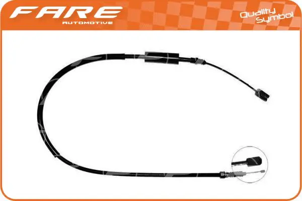 Cable Pull, parking brake (18843)