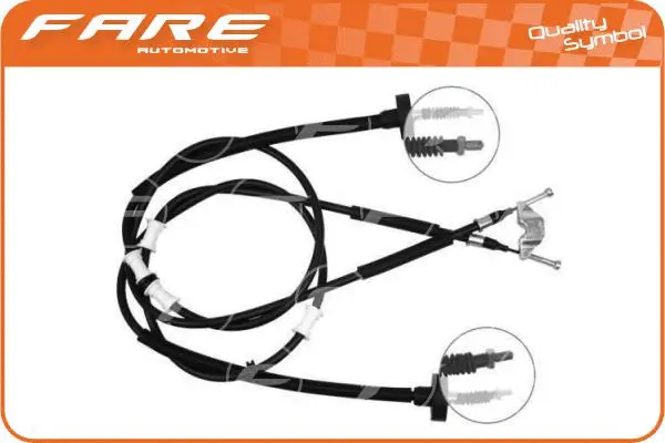 Cable Pull, parking brake (17559)