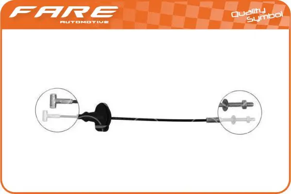 Cable Pull, parking brake (18224)