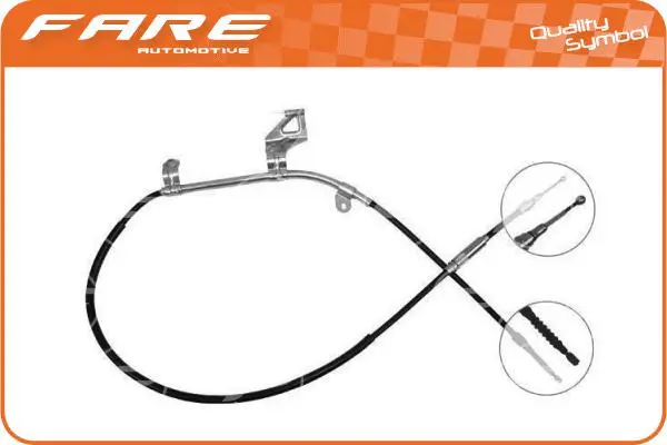 Cable Pull, parking brake (19268)