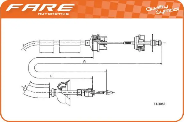 Cable Pull, clutch control (24765)