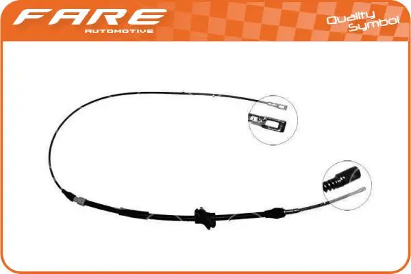 Cable Pull, parking brake (17708)