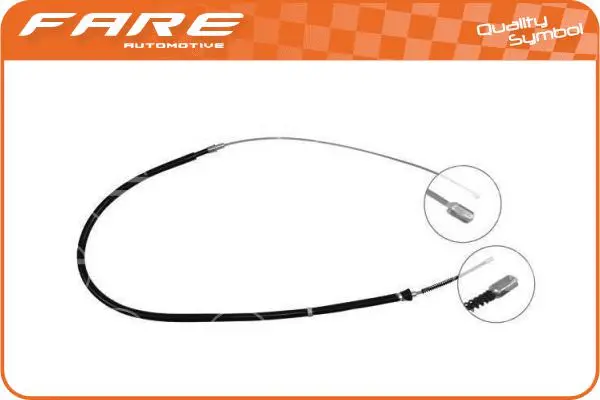 Cable Pull, parking brake (17623)