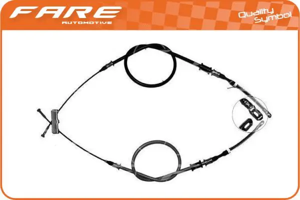 Cable Pull, parking brake (18624)