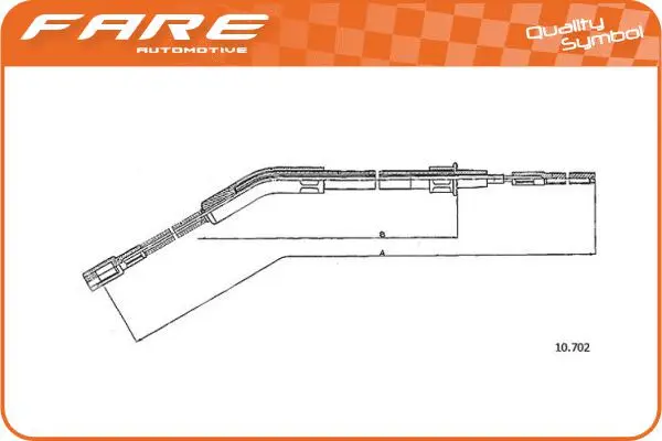 Cable Pull, parking brake (19221)