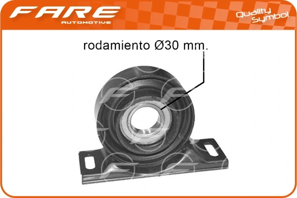 Suspension, propshaft (2607)
