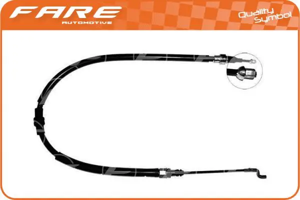 Cable Pull, parking brake (17637)
