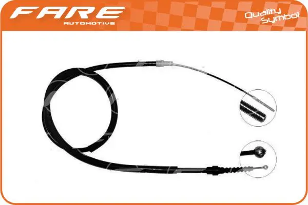 Cable Pull, parking brake (17605)