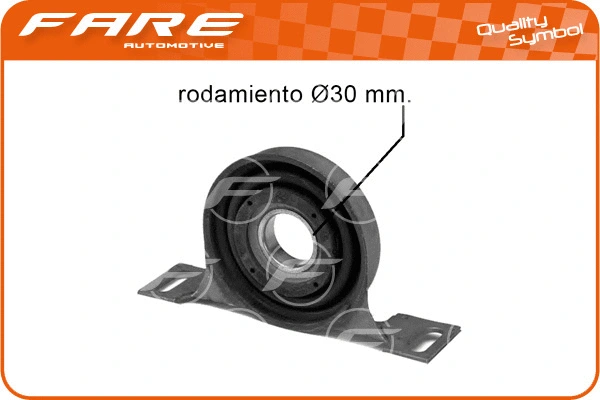 Suspension, propshaft (10647)