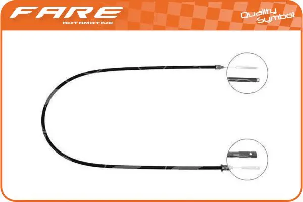 Cable Pull, parking brake (17818)