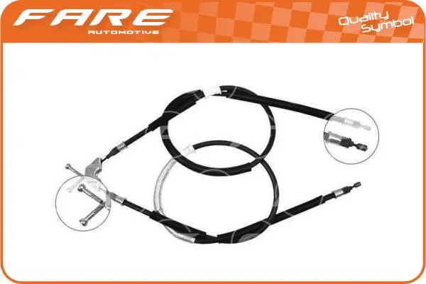Cable Pull, parking brake (17618)