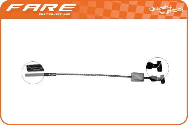 Cable Pull, parking brake (18217)