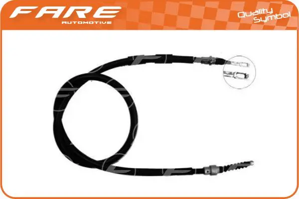 Cable Pull, parking brake (17540)