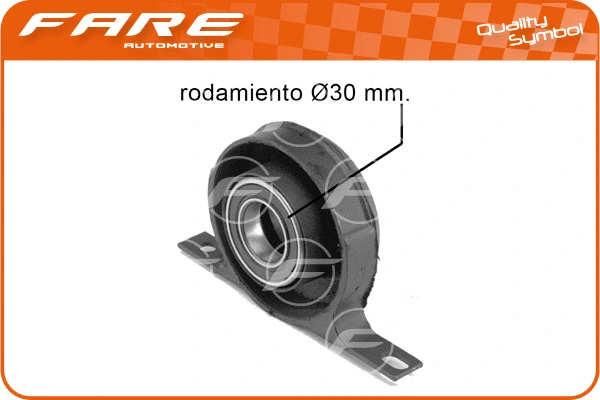 Suspension, propshaft (4824)