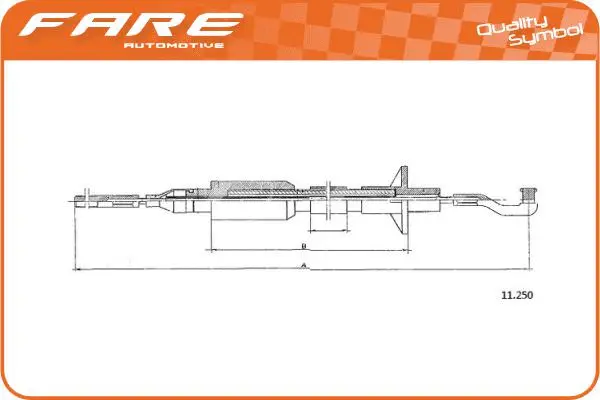Cable Pull, clutch control (24694)