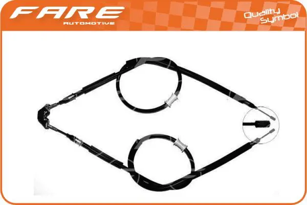 Cable Pull, parking brake (17630)