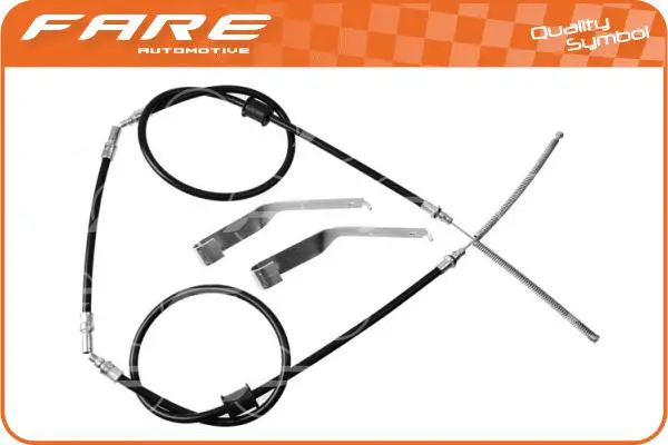 Cable Pull, parking brake (17596)