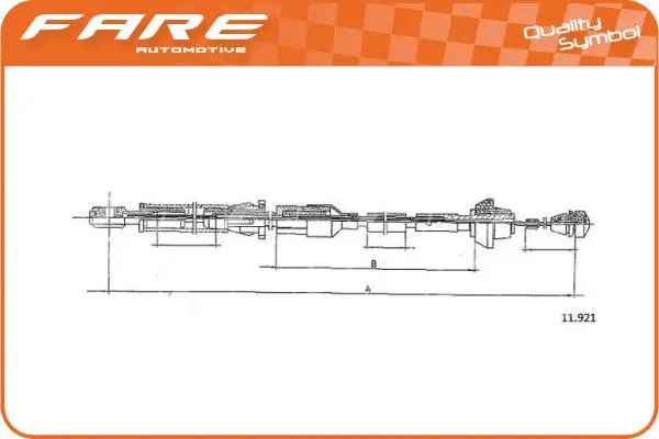 Accelerator Cable (25711)