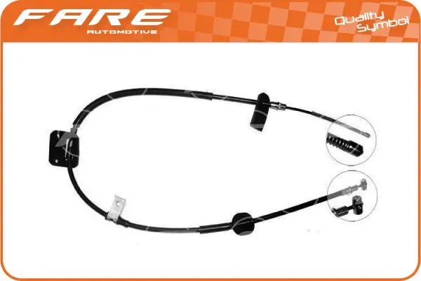 Cable Pull, parking brake (17563)