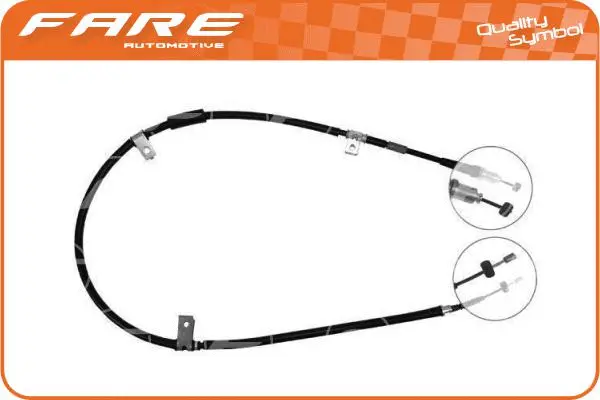 Cable Pull, parking brake (17566)