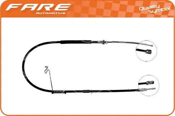 Cable Pull, parking brake (17486)