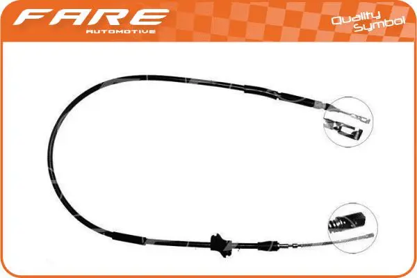 Cable Pull, parking brake (17716)