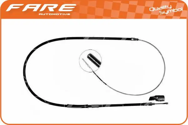 Cable Pull, parking brake (17783)