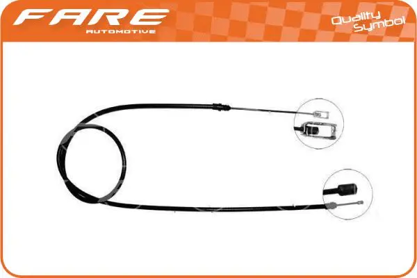 Cable Pull, parking brake (18740)
