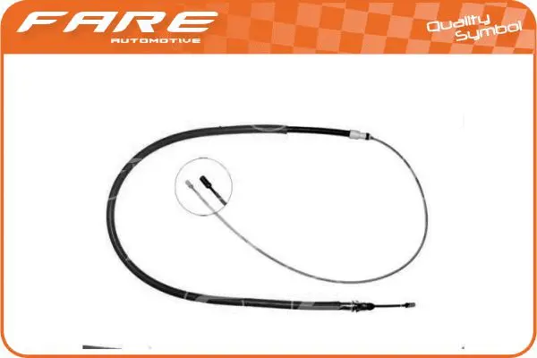 Cable Pull, parking brake (17834)