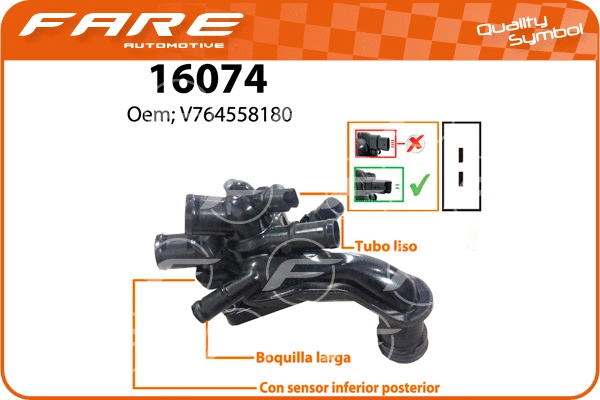 Thermostat, coolant (16074)