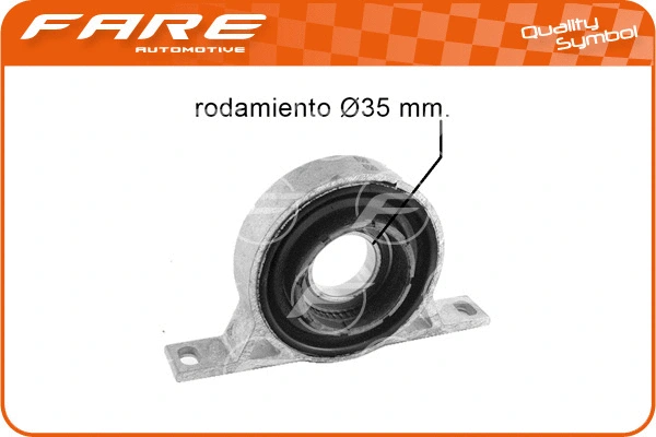 Suspension, propshaft (4968)