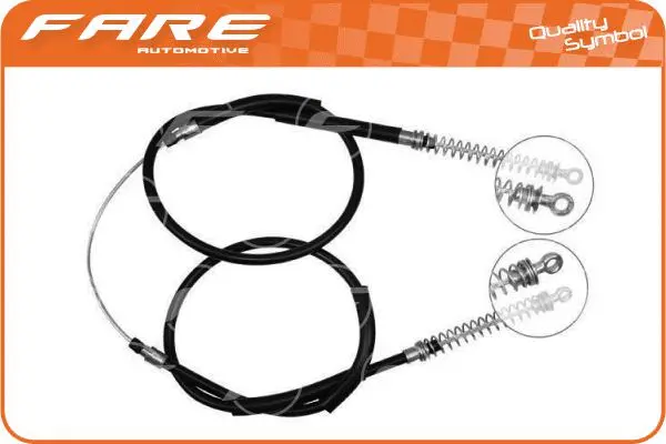 Cable Pull, parking brake (18010)