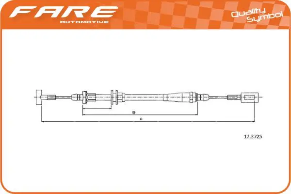 Cable Pull, parking brake (18139)