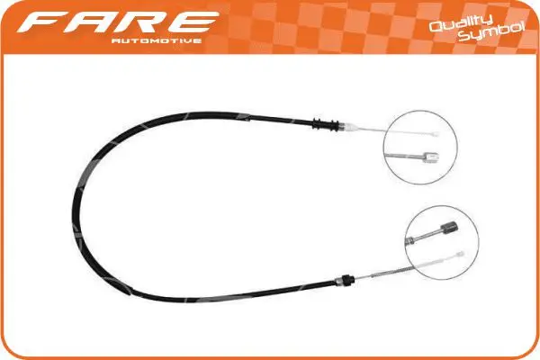 Cable Pull, parking brake (17598)