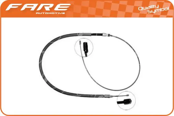 Cable Pull, parking brake (17845)