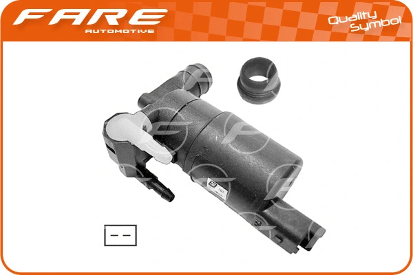 Washer Fluid Pump, window cleaning (9722)