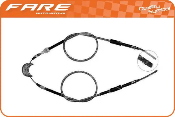 Cable Pull, parking brake (18190)