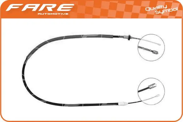 Cable Pull, parking brake (17622)