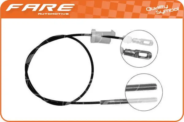 Cable Pull, parking brake (18930)