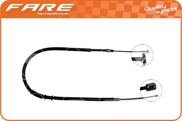 Cable Pull, parking brake (18026)